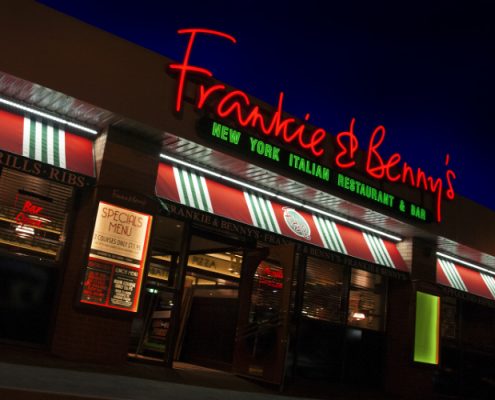 Frankie and Bennys branding
